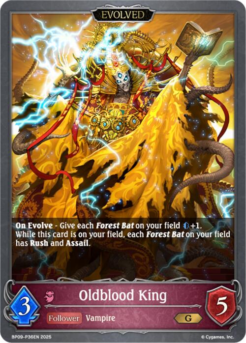 Oldblood King (Evolved) - P36EN (Foil) (BP09-P36EN) [Duet of Dawn and Dusk]