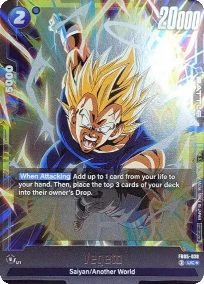 Vegeta (Tournament Pack 06) [Fusion World Tournament Cards] (ONLINE ORDER ONLY)