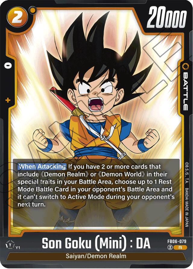 Son Goku (Mini) : DA - FB06-079 [Rivals Clash] (ONLINE ORDER ONLY)