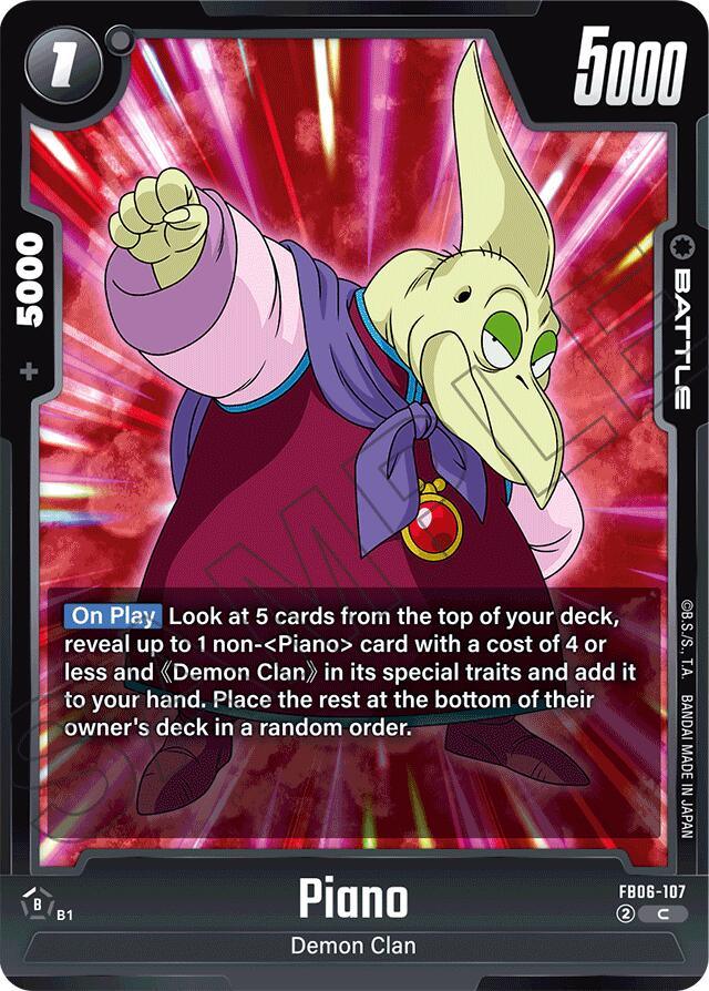 Piano (FB06-107) [Rivals Clash] (ONLINE ORDER ONLY)