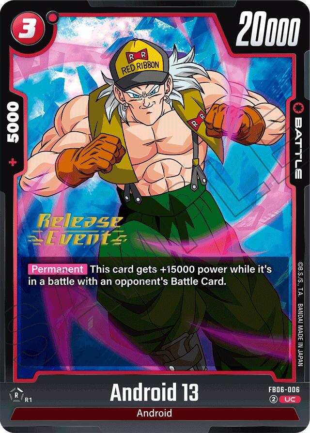 Android 13 [Rivals Clash Release Event Cards] (ONLINE ORDER ONLY)