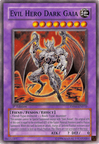 Evil Hero Dark Gaia [DP06-EN010] Common (ONLINE ORDER ONLY)