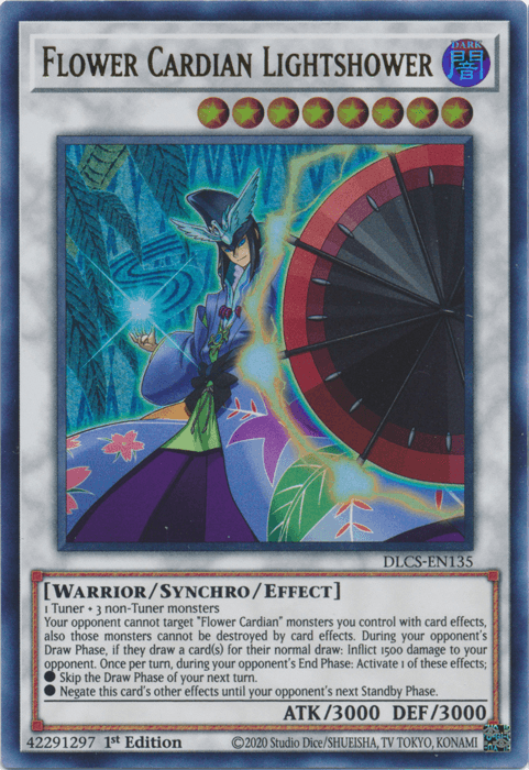 Flower Cardian Lightshower [DLCS-EN135] Ultra Rare (ONLINE ORDER ONLY)