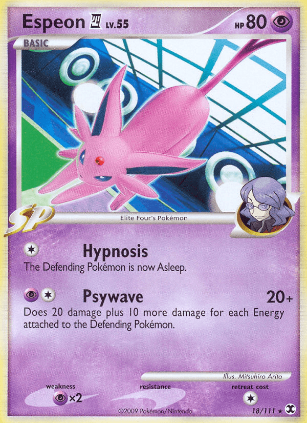Espeon (18/111) [Platinum: Rising Rivals] (Online Only)