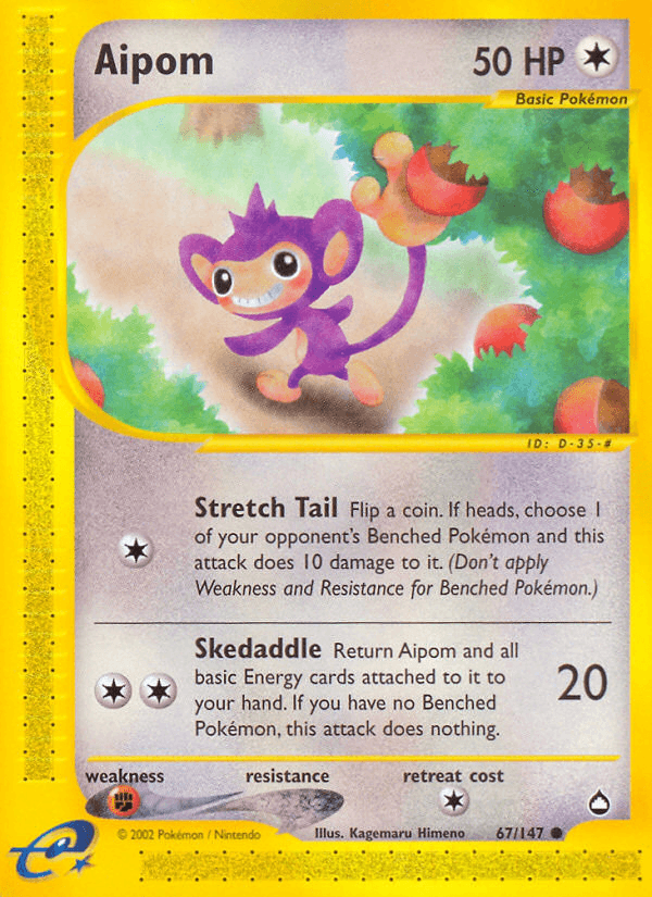 Aipom (67/147) [Aquapolis] (Online Only)