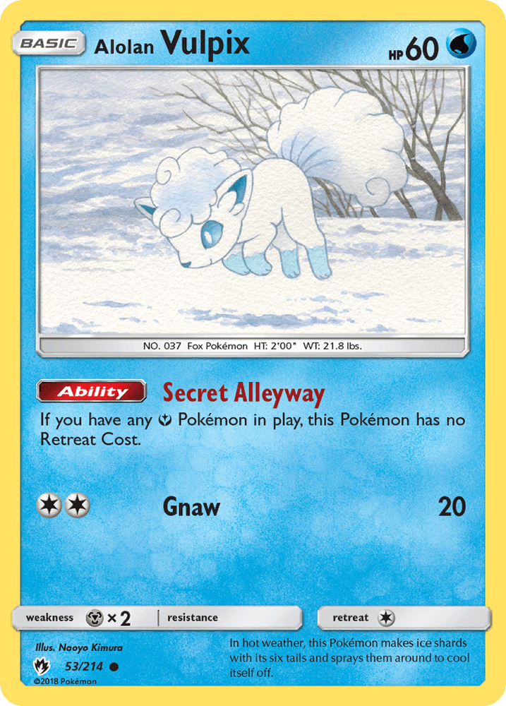 Alolan Vulpix (53/214) [Sun & Moon: Lost Thunder] (Online Only)
