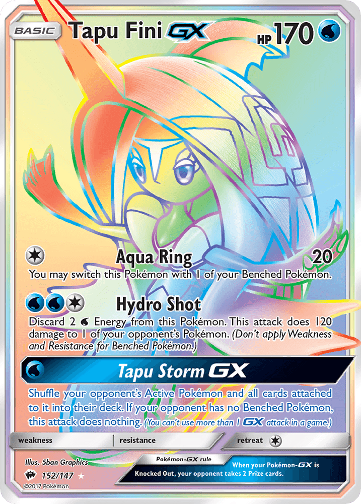 Tapu Fini GX (152/147) [Sun & Moon: Burning Shadows] (Online Only)