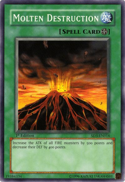 Molten Destruction [SD3-EN016] Common (ONLINE ORDER ONLY)