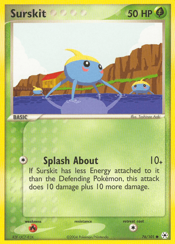 Surskit (76/101) [EX: Hidden Legends] (Online Only)
