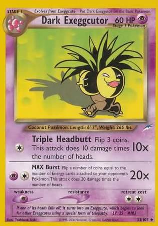 Dark Exeggutor (33/105) [Neo Destiny Unlimited] (Online Only)