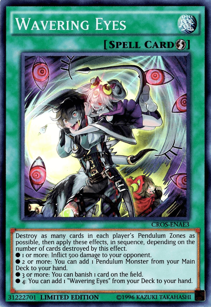 Wavering Eyes [CROS-ENAE3] Super Rare (ONLINE ORDER ONLY)