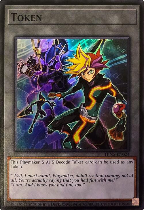 Token (Playmaker & Ai & Decode Talker) [TKN5-EN024] Super Rare (ONLINE ORDER ONLY)