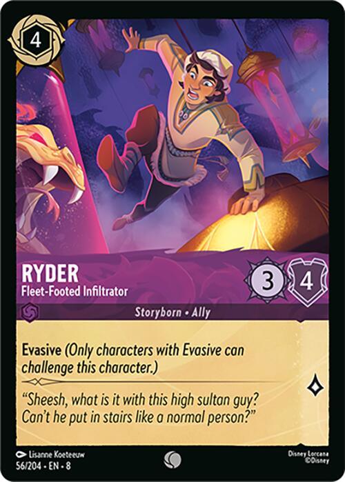 Ryder - Fleet-Footed Infiltrator (56/204) [Reign of Jafar] (ONLINE ORDER ONLY)