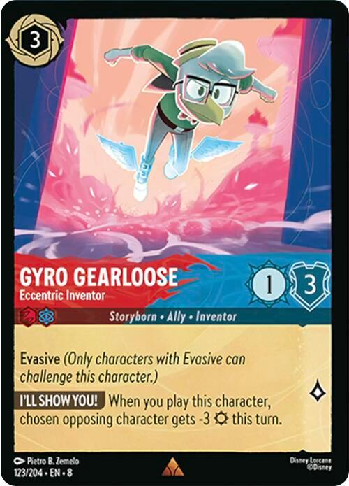 Gyro Gearloose - Eccentric Inventor (123/204) [Reign of Jafar] (ONLINE ORDER ONLY)