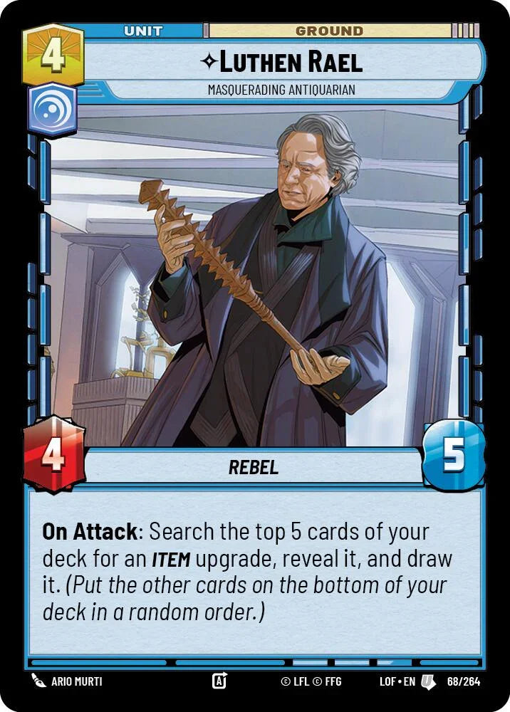 Luthen Rael - Masquerading Antiquarian (68/264) (68/264) [Legends of the Force] (ONLINE ORDER ONLY)