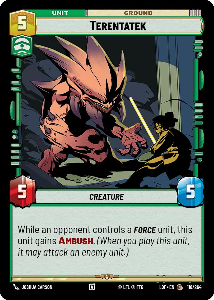 Terentatek (118/264) (118/264) [Legends of the Force]