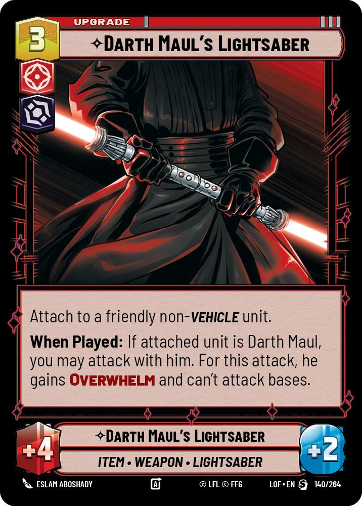 Darth Maul's Lightsaber (140/264) (140/264) [Legends of the Force]