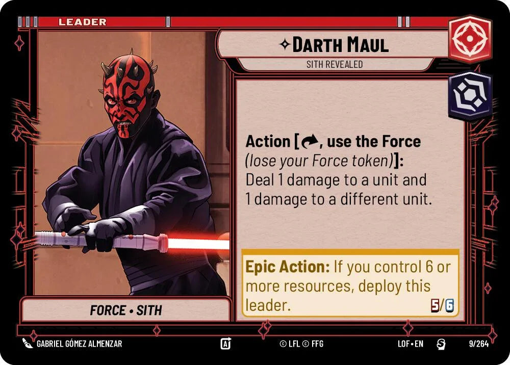 Darth Maul - Sith Revealed (009/264) (009/264) [Legends of the Force] (ONLINE ORDER ONLY)
