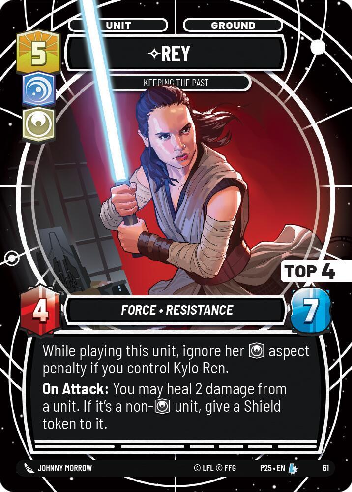 Rey (61) - Keeping the Past (Top 4) (61) [Store Showdown Promos] (ONLINE ORDER ONLY)