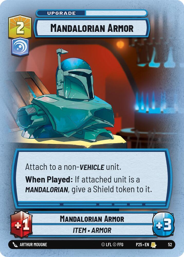Mandalorian Armor (52) (52) [Store Showdown Promos] (ONLINE ORDER ONLY)