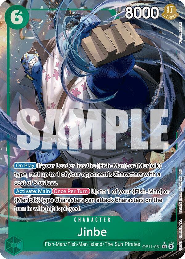 Jinbe (031) (Alternate Art) [A Fist of Divine Speed] (ONLINE ORDER ONLY)