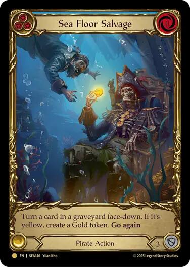 Sea Floor Salvage (Treasure) [SEA146] (High Seas)  Cold Foil