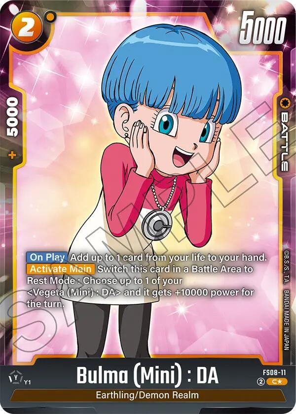 Bulma (Mini) : DA (Bonus Pack Alternate Art) [Starter Deck: Vegeta (Mini) Super Saiyan 3] (ONLINE ORDER ONLY)