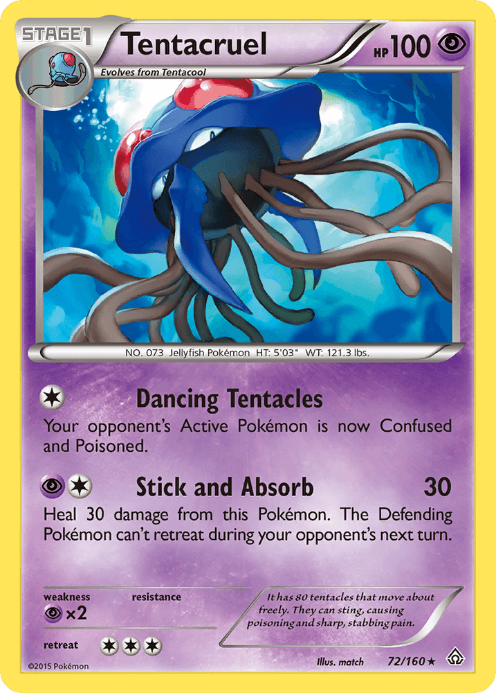 Tentacruel (72/160) [XY: Primal Clash] (Online Only)