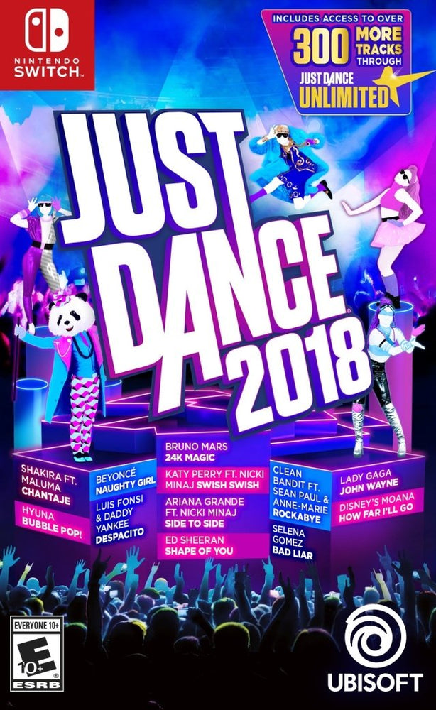Just Dance 2018 (Nintendo Switch) (ONLINE ORDER ONLY)