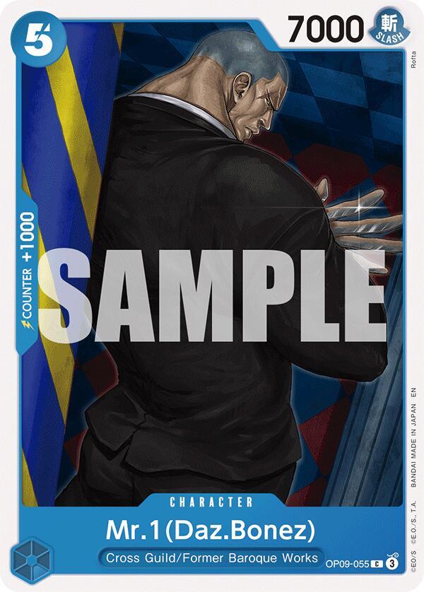 Mr.1(Daz.Bonez) (Reprint) [Starter Deck: Blue Buggy] (ONLINE ORDER ONLY)