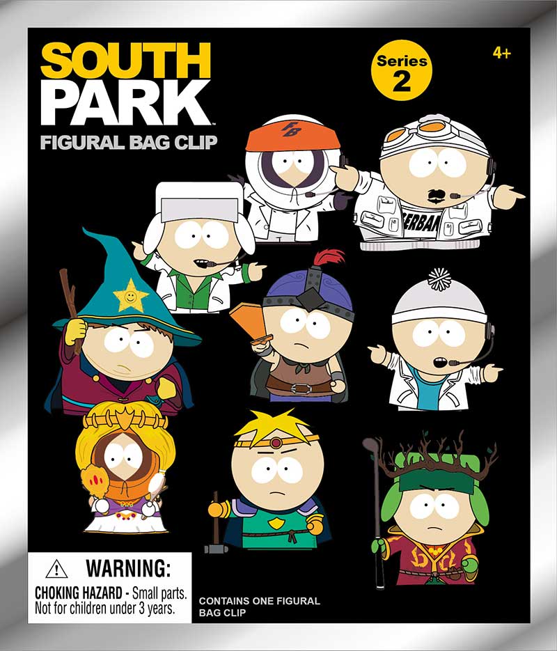 South Park 3D Foam Bag Clip, Series 2 Blind Bag (ONLINE ORDER ONLY)