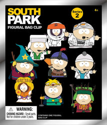 South Park 3D Foam Bag Clip, Series 2 Blind Bag (ONLINE ORDER ONLY)