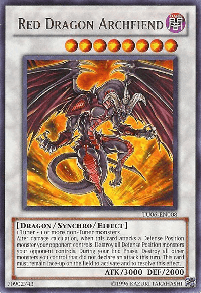 Red Dragon Archfiend [TU06-EN008] Rare (ONLINE ORDER ONLY)