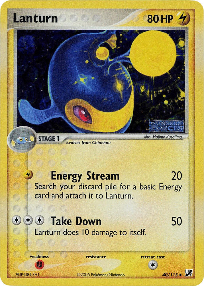 Lanturn (40/115) (Stamped) [EX: Unseen Forces] (Online Only)