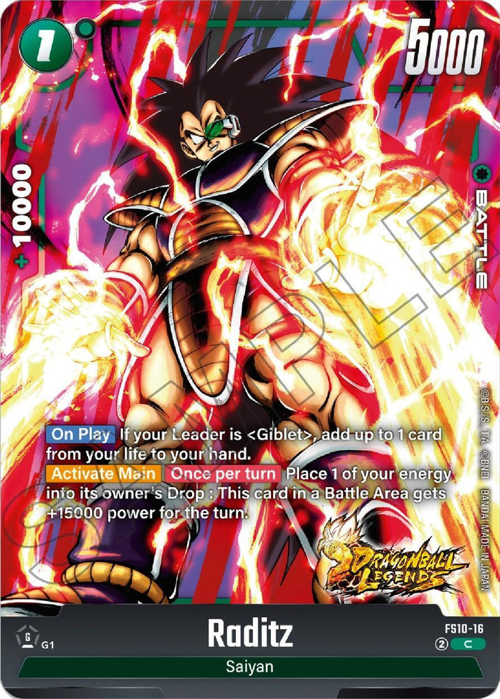 Raditz [Starter Deck: Shallot] (ONLINE ORDER ONLY)