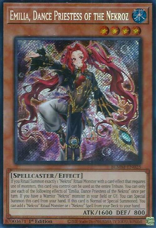 Emilia, Dance Priestess of the Nekroz [BLMM-EN025] Secret Rare