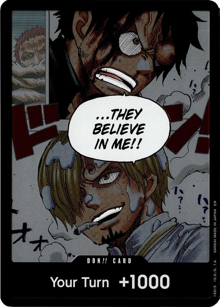 DON!! Card (Alternate Art) [A Fist of Divine Speed] (ONLINE ORDER ONLY)