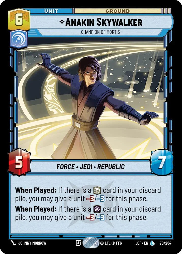 Anakin Skywalker - Champion of Mortis (70/264) (70/264) [Legends of the Force] (ONLINE ORDER ONLY)