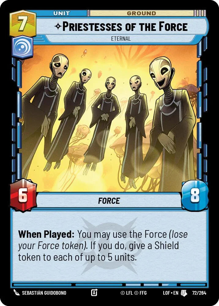 Priestesses of the Force - Eternal (72/264) (72/264) [Legends of the Force] (ONLINE ORDER ONLY)