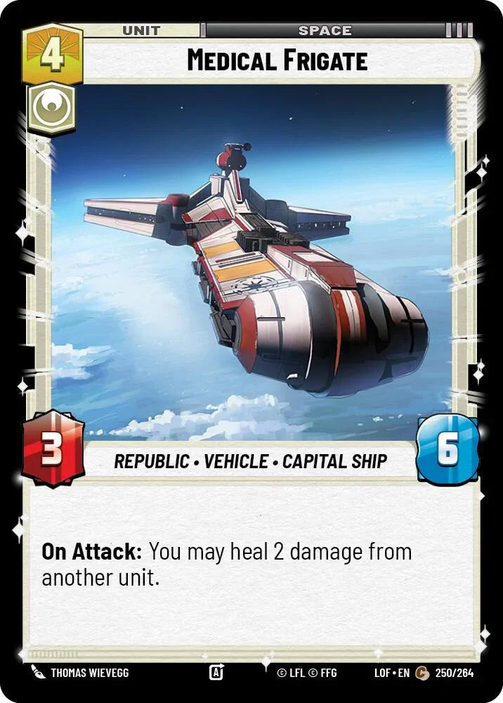 Medical Frigate (250/264) (250/264) [Legends of the Force] (ONLINE ORDER ONLY)