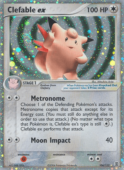 Clefable ex (106/112) [EX: FireRed & LeafGreen] (Online Only)