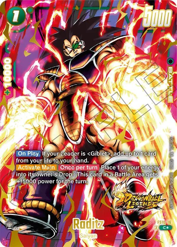 Raditz (Bonus Pack Alternate Art) [Starter Deck: Giblet] (ONLINE ORDER ONLY)
