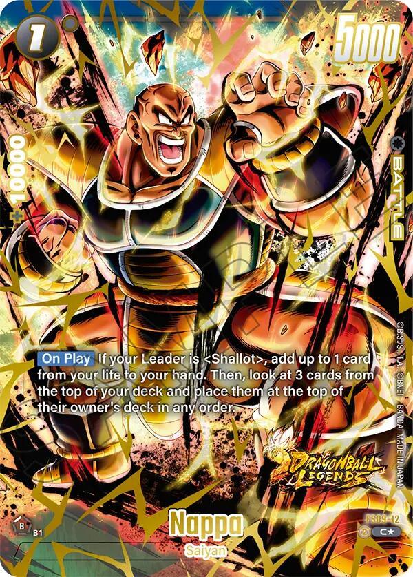Nappa (Bonus Pack Alternate Art) [Starter Deck: Shallot] (ONLINE ORDER ONLY)