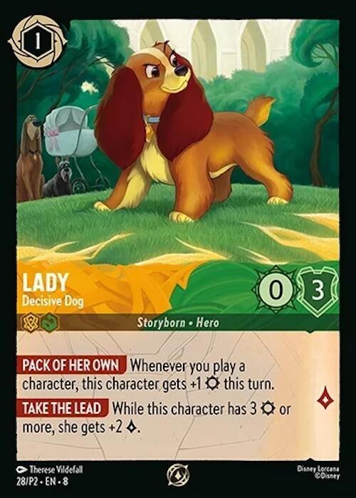 Lady - Decisive Dog (28/P2) [Promo Cards] (ONLINE ORDER ONLY)