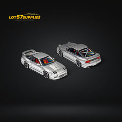 MicroTurbo Custom 180SX Miyabi 180SX Metallic Silver 1:64 (ONLINE ORDER ONLY)