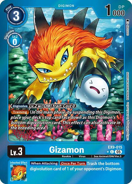 Gizamon [EX9-015] (Limited Foil) [Versus Monsters] (ONLINE ORDER ONLY)