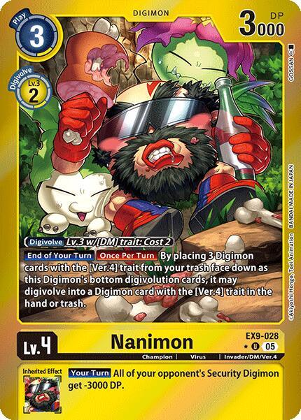 Nanimon [EX9-028] (Limited Foil) [Versus Monsters] (ONLINE ORDER ONLY)