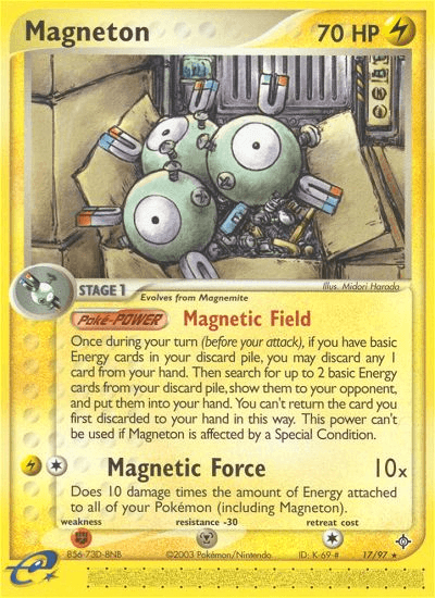 Magneton (17/97) [EX: Dragon] (Online Only)