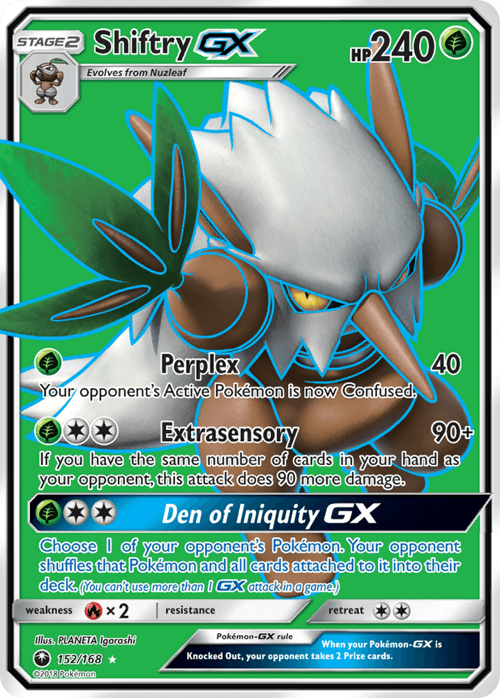 Shiftry GX (152/168) [Sun & Moon: Celestial Storm] (Online Only)