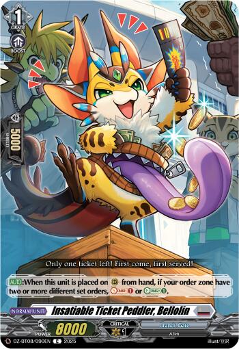 Vendor of Avarice, Bellino (DZ-BT08/090EN) [Knights 0f Rebirth]